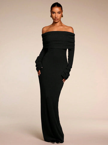Rochie maxi SHEIN, negru