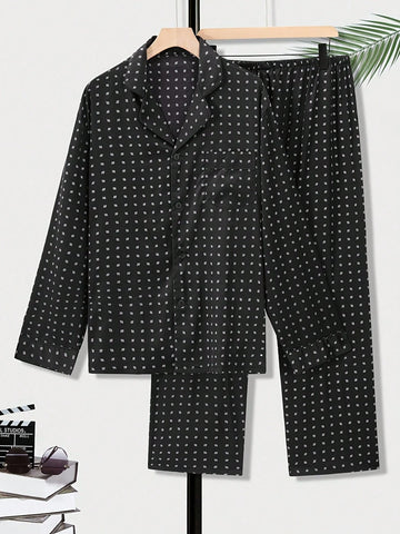 Compleu pijamale SHEIN, negru