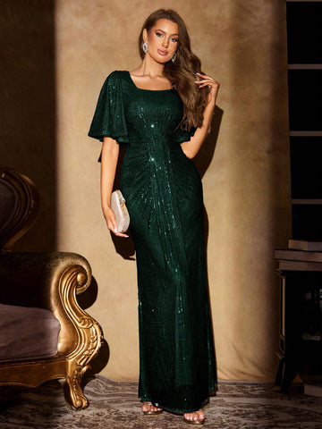 Rochie maxi SHEIN, verde