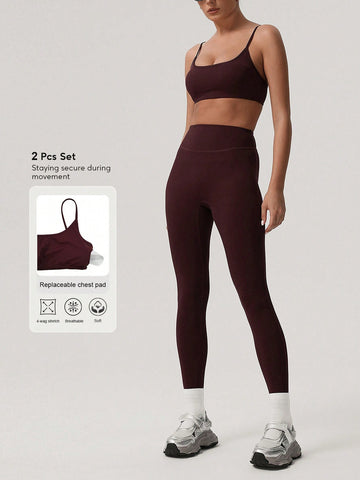 Compleu sport SHEIN, vișiniu