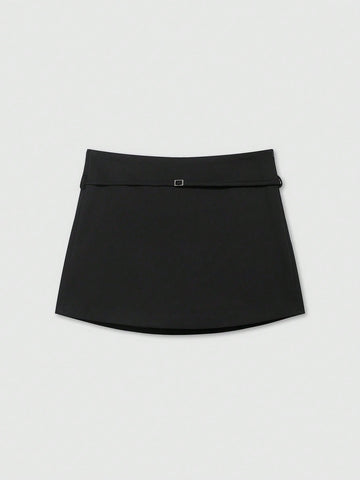 Fustă pantalon SHEIN, negru