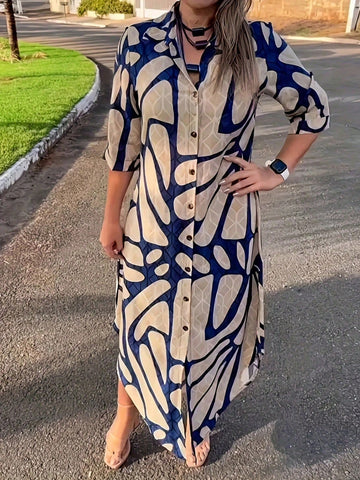 Rochie maxi SHEIN, mix culori