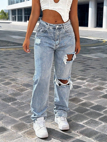 Jeans SHEIN, albastru