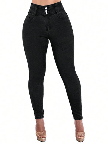 Jeans SHEIN, negru