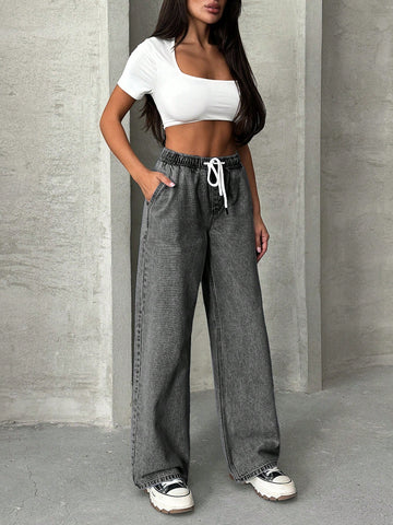 Jeans SHEIN, gri
