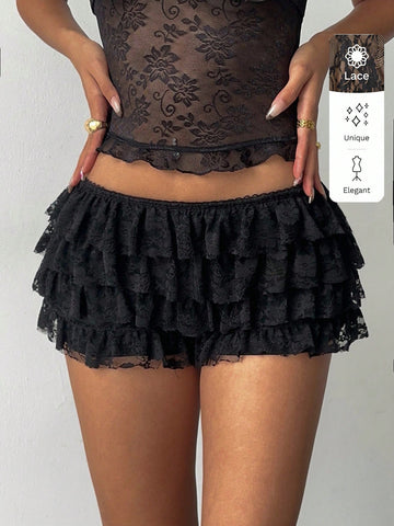 Pantaloni scurți SHEIN, negru