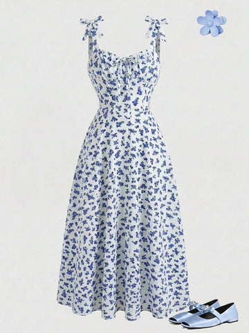 Rochie maxi SHEIN, mix culori