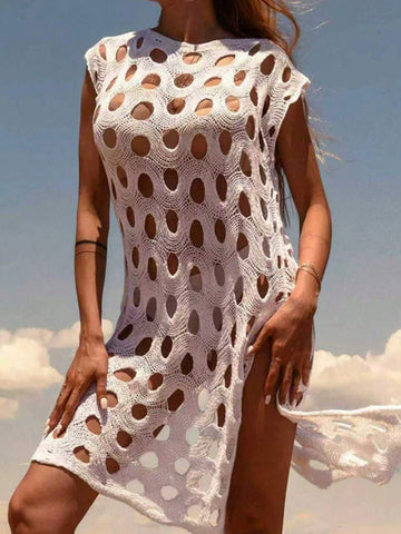 Rochie de plajă SHEIN, alb
