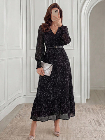 Rochie maxi SHEIN, negru