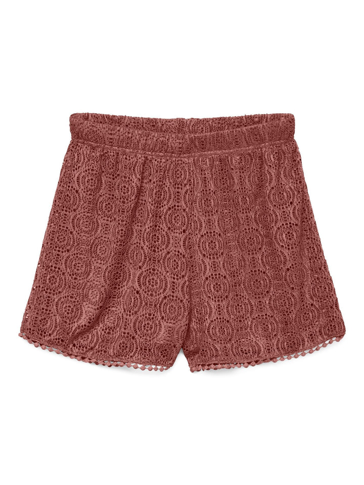VERO MODA rövidnadrág, piros