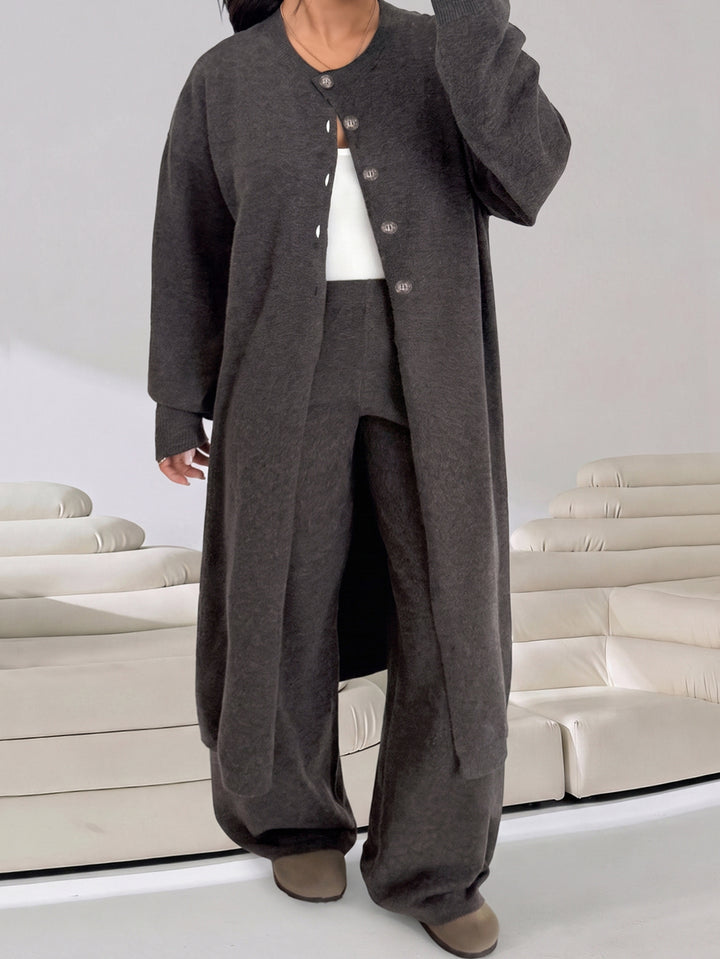 Cardigan SHEIN, maro