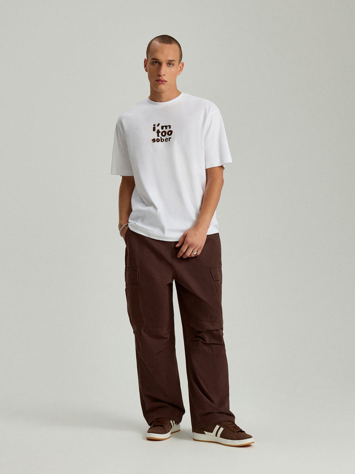 Pantaloni cargo HOUSE, maro
