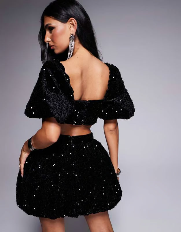 Asos top, fekete