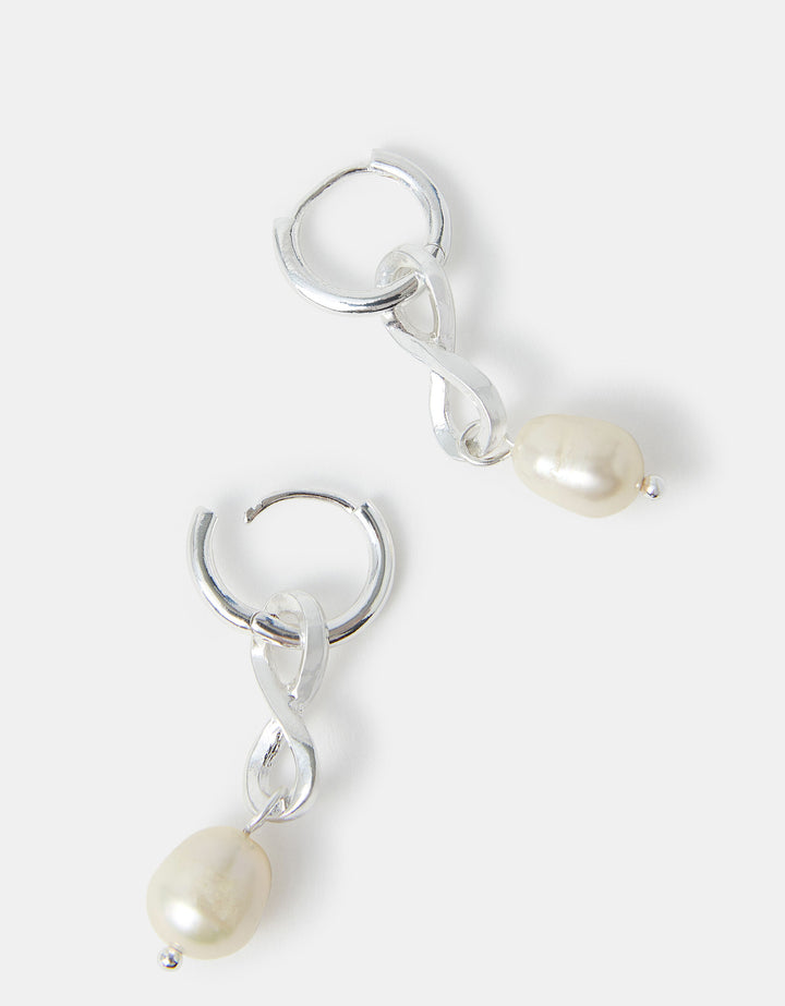 Cercei ACCESSORIZE, argintiu