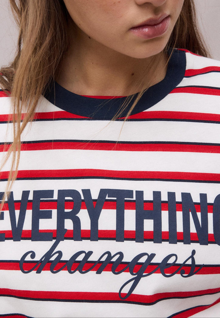 Tricou Stradivarius, mix culori