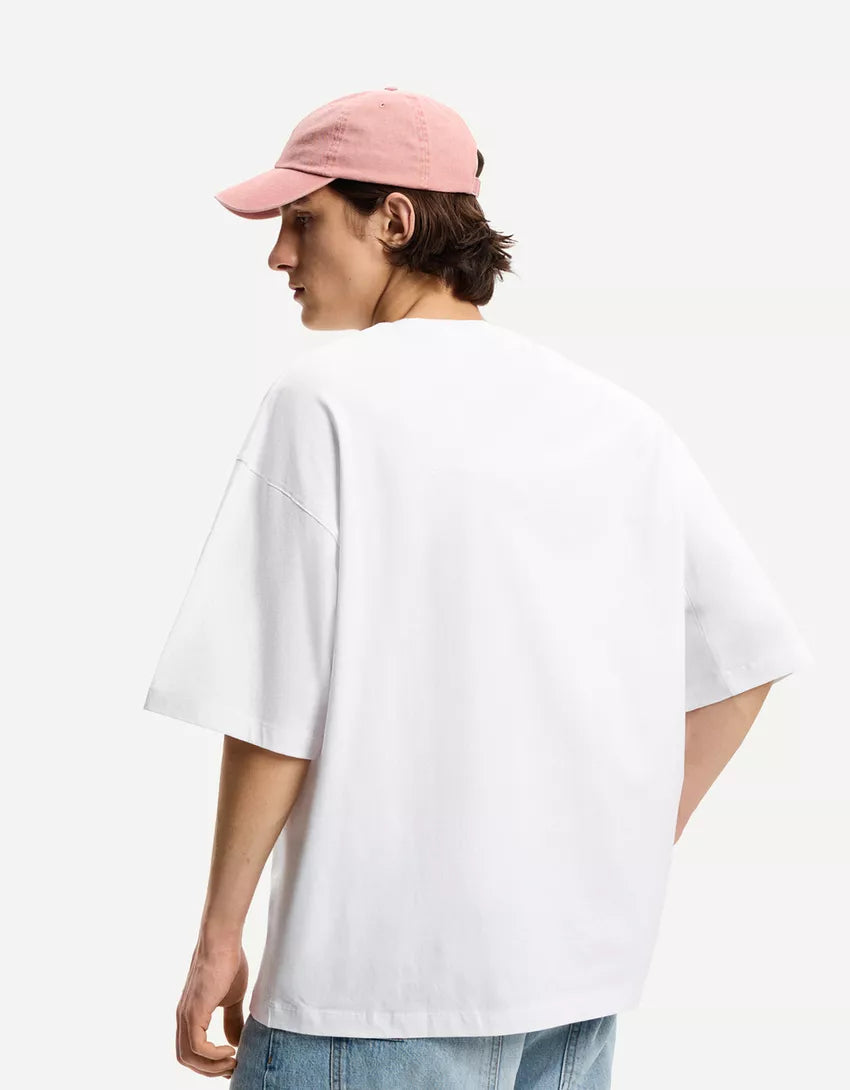 Póló BERSHKA, fehér