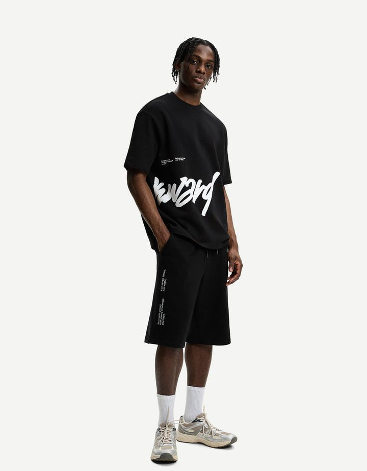 Póló BERSHKA, fekete