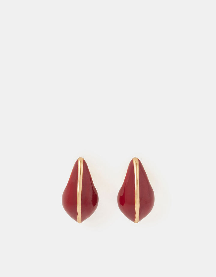 Cercei ACCESSORIZE, vișiniu
