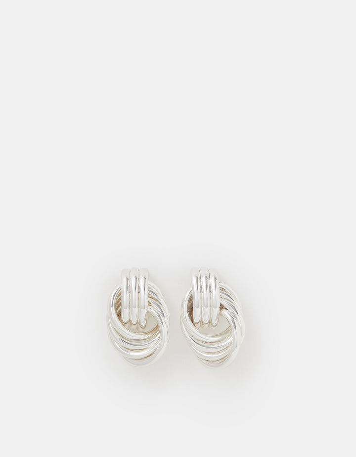Cercei ACCESSORIZE, argintiu