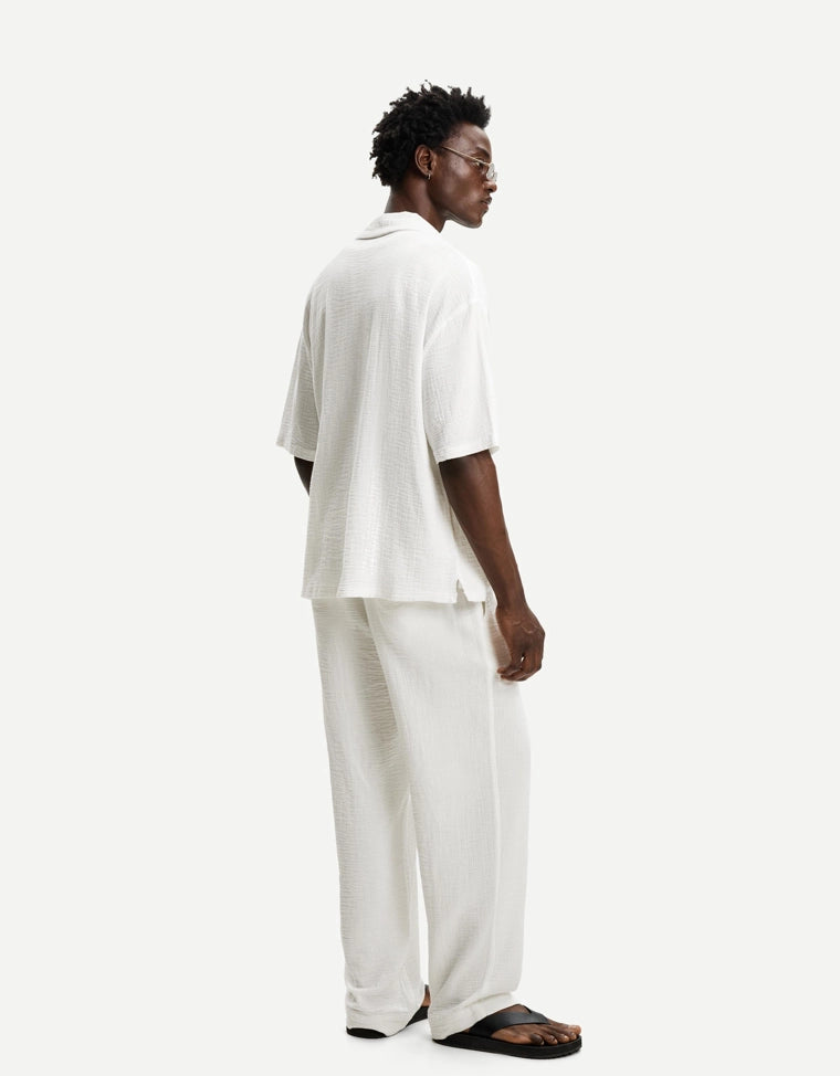 Nadrág BERSHKA, fehér