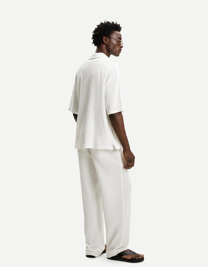 Nadrág BERSHKA, fehér
