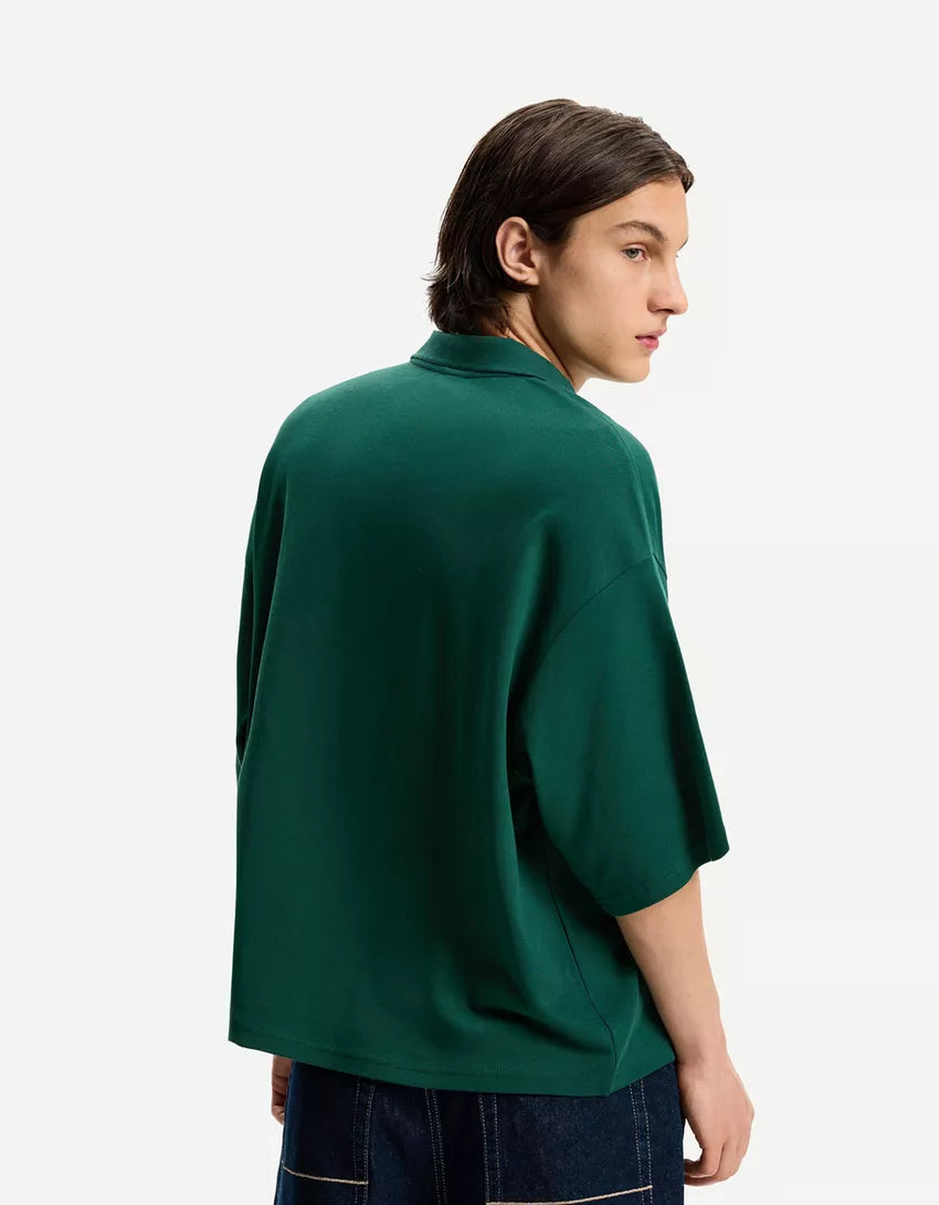 Póló BERSHKA, zöld