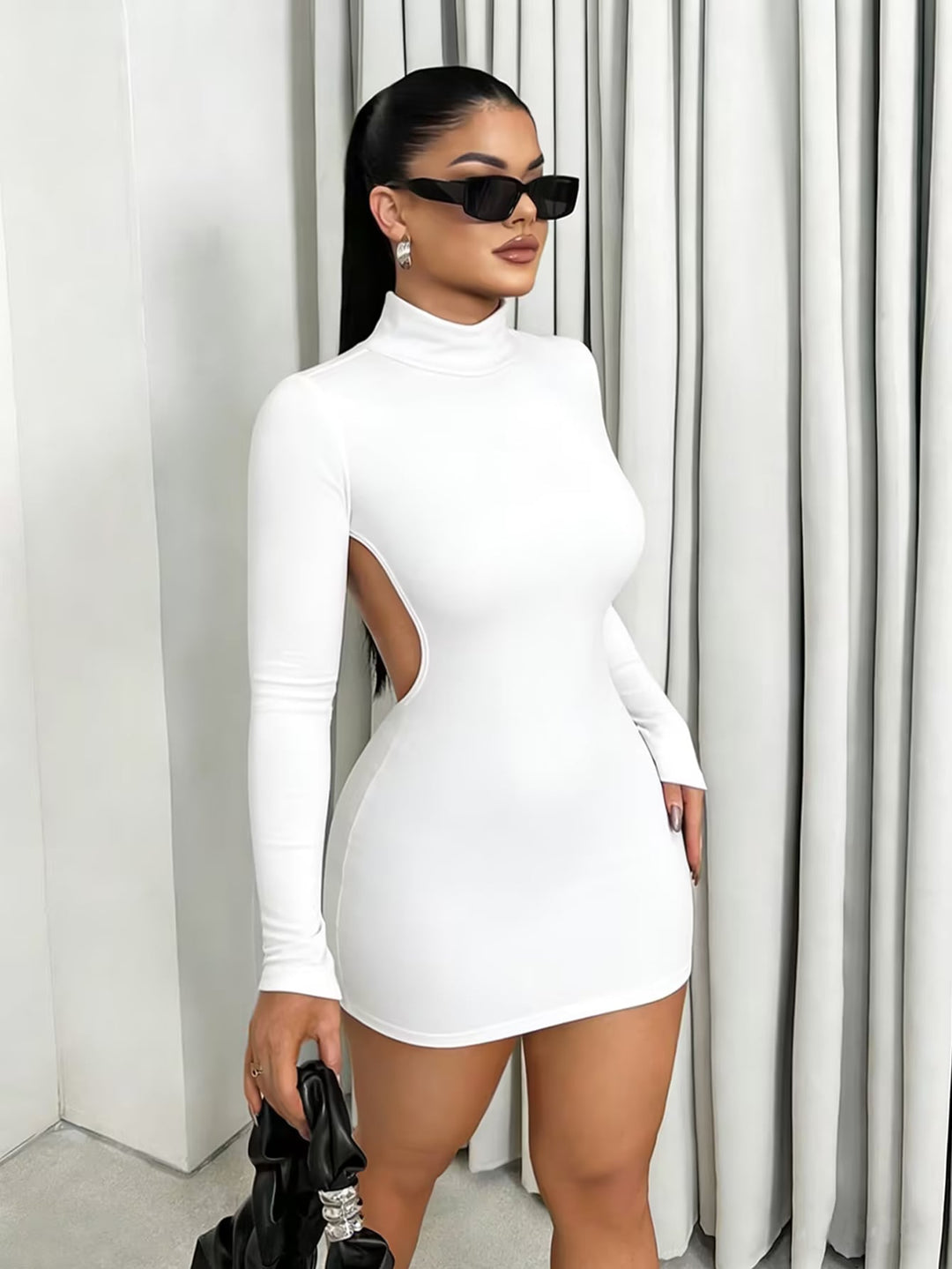 Rochie scurtă SHEIN, alb