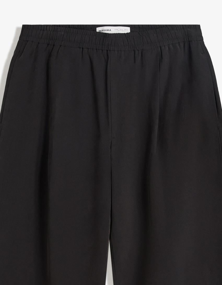 Nadrág BERSHKA, fekete