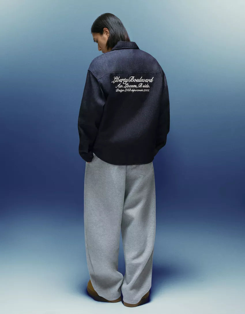 Ing BERSHKA, kék