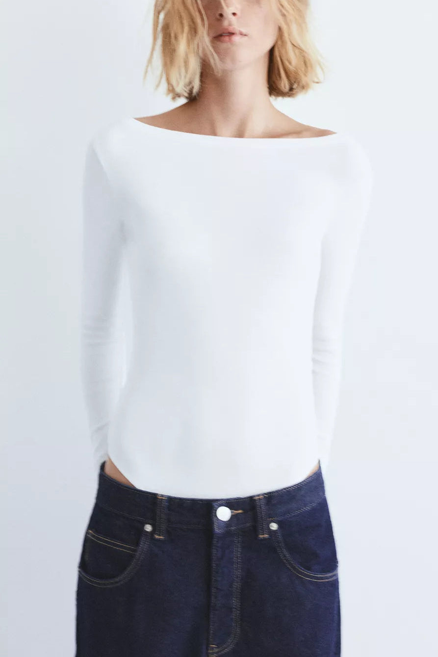 Body Pull&Bear, fehér