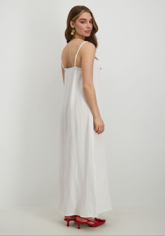 VERO MODA maxi ruha, fehér