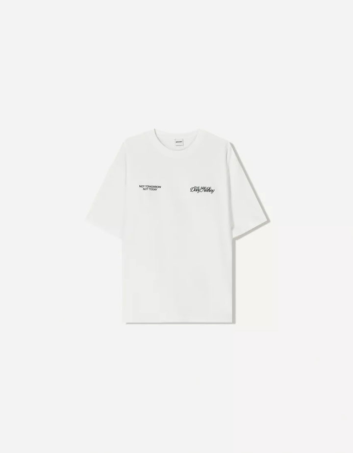 Póló BERSHKA, fehér