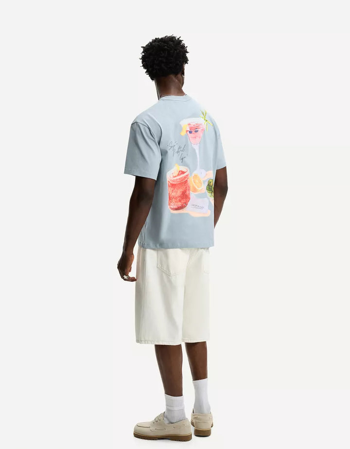 Póló BERSHKA, kék
