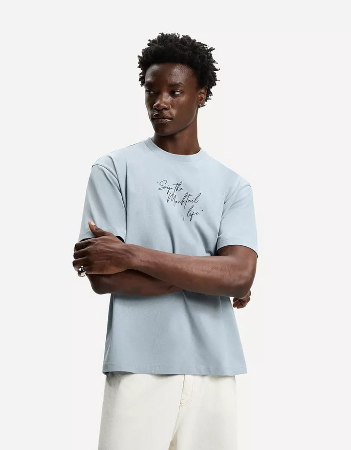 Póló BERSHKA, kék