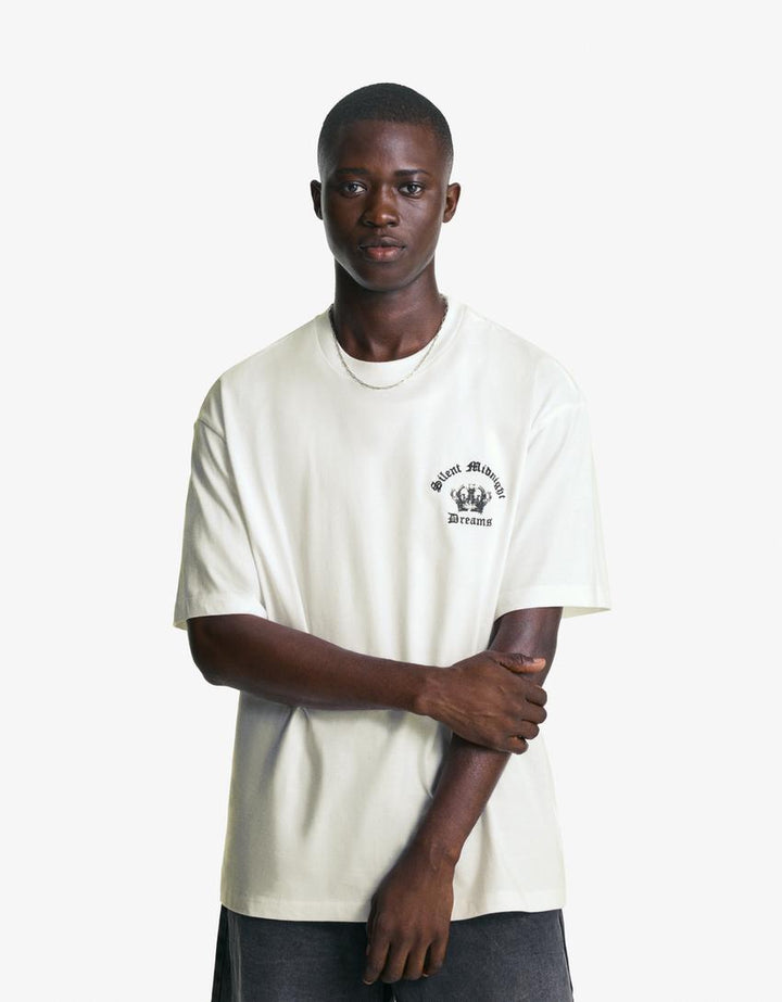 Póló BERSHKA, fehér
