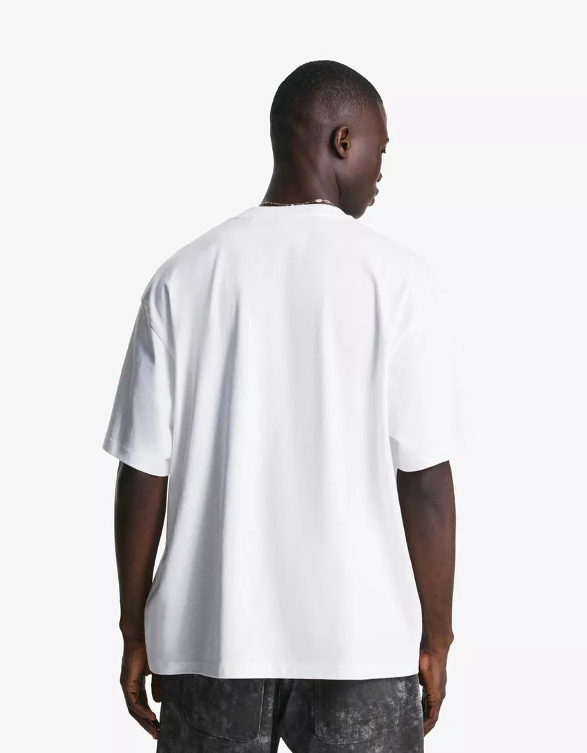 Póló BERSHKA, fehér