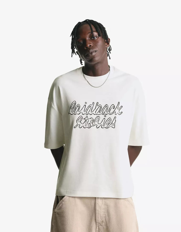 Póló BERSHKA, fehér