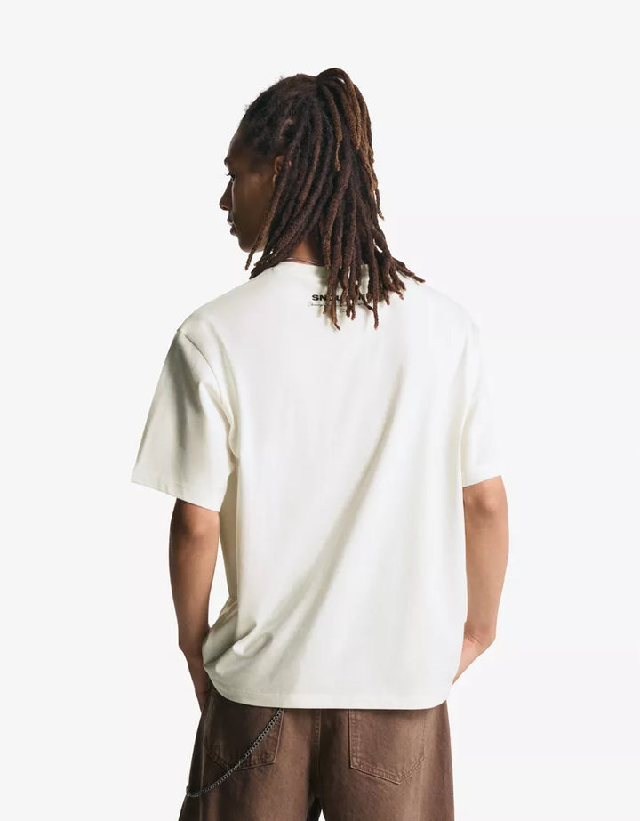 Tricou BERSHKA, crem