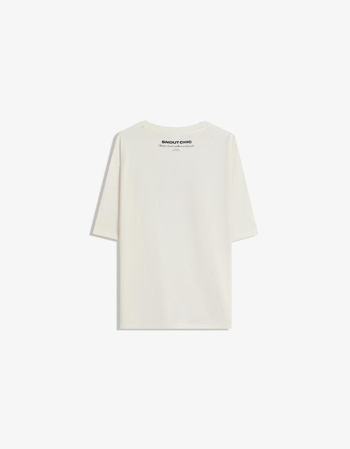 Póló BERSHKA, fehér