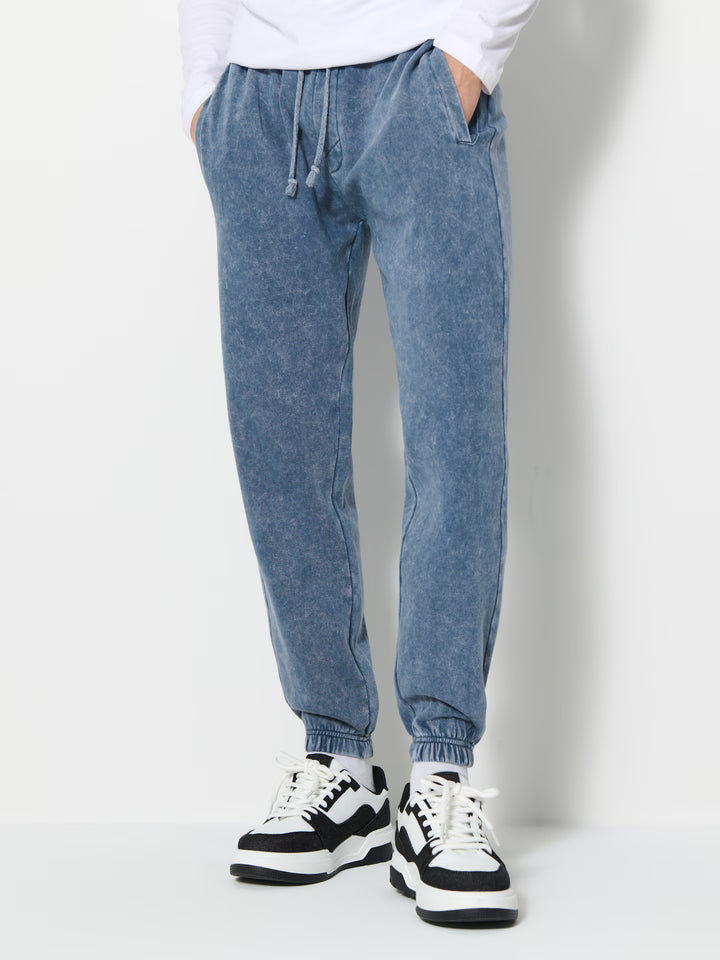 Pantaloni de trening SINSAY, albastru