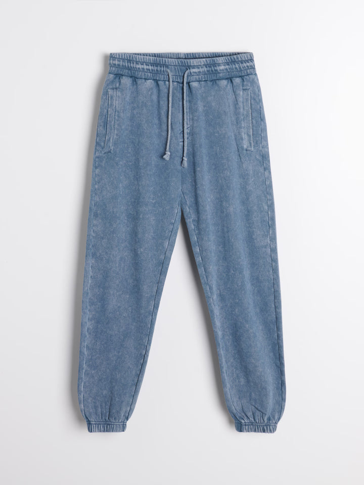 Pantaloni de trening SINSAY, albastru