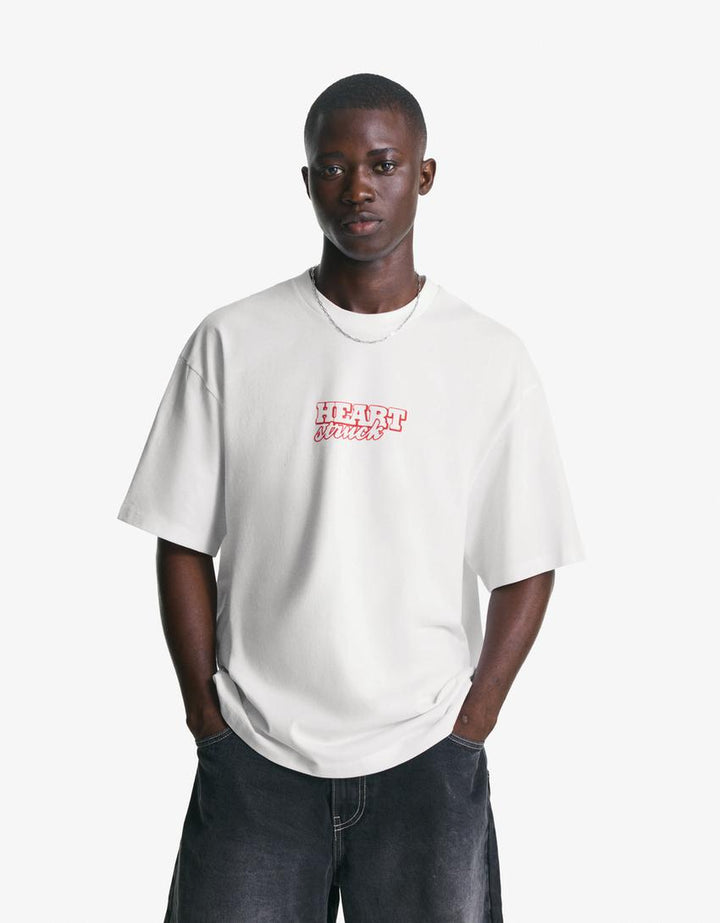 Póló BERSHKA, fehér