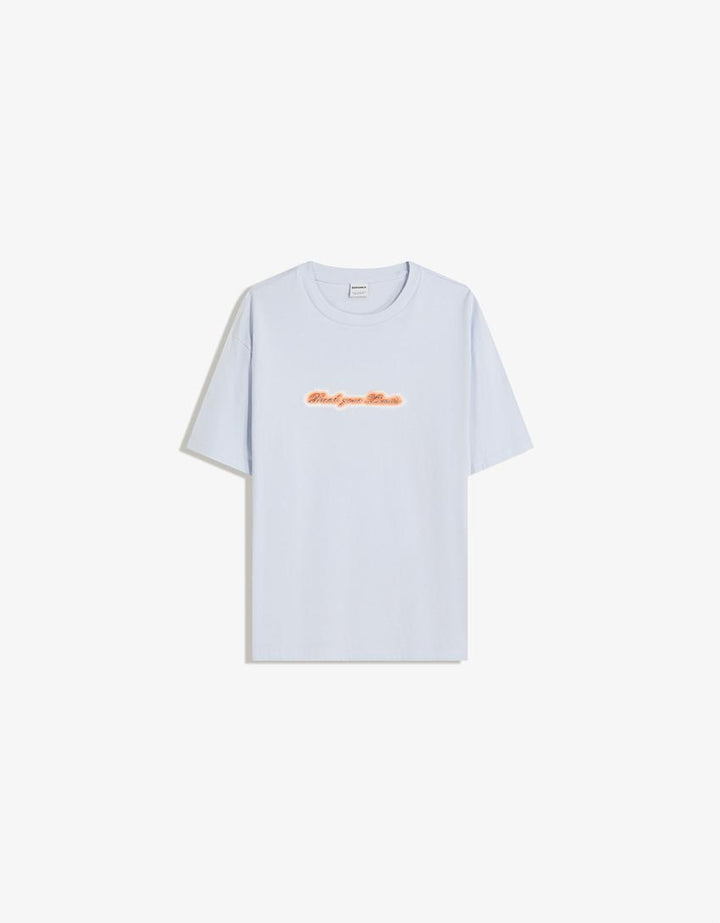 Póló BERSHKA, kék