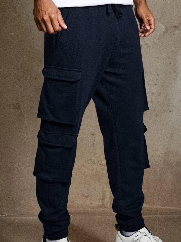 Pantaloni de trening SINSAY, albastru