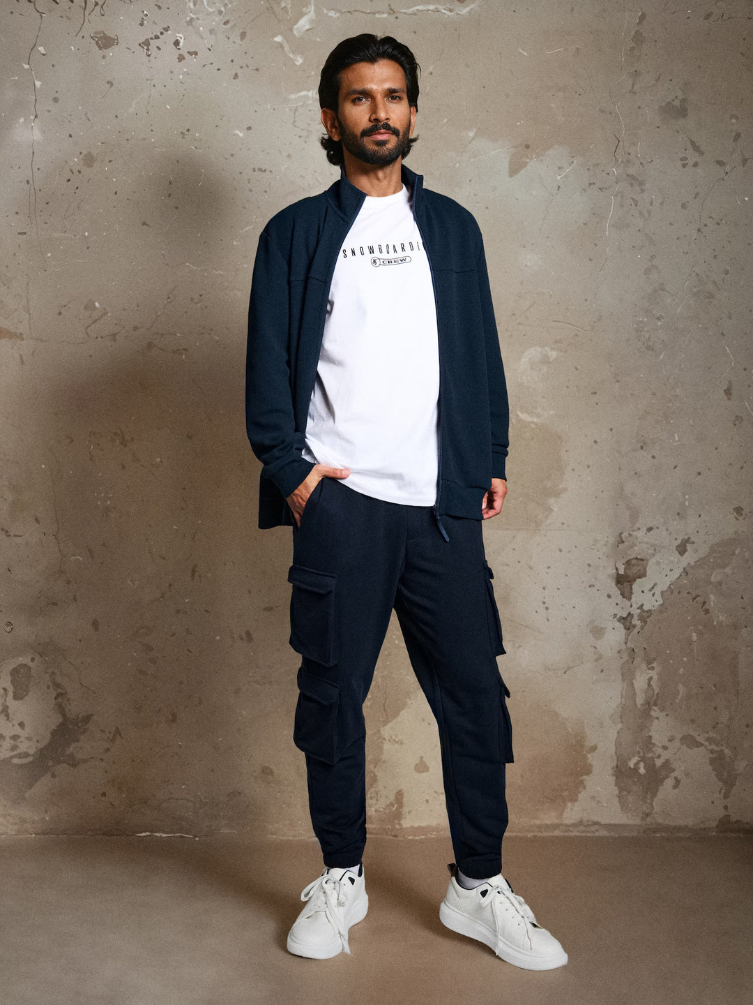 Pantaloni de trening SINSAY, albastru