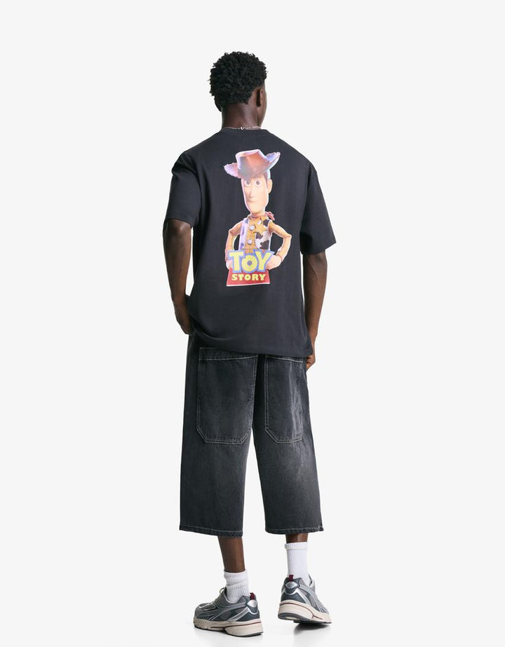 Póló BERSHKA, fekete