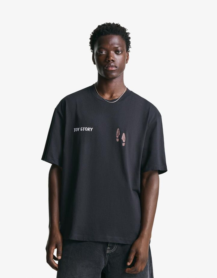 Póló BERSHKA, fekete