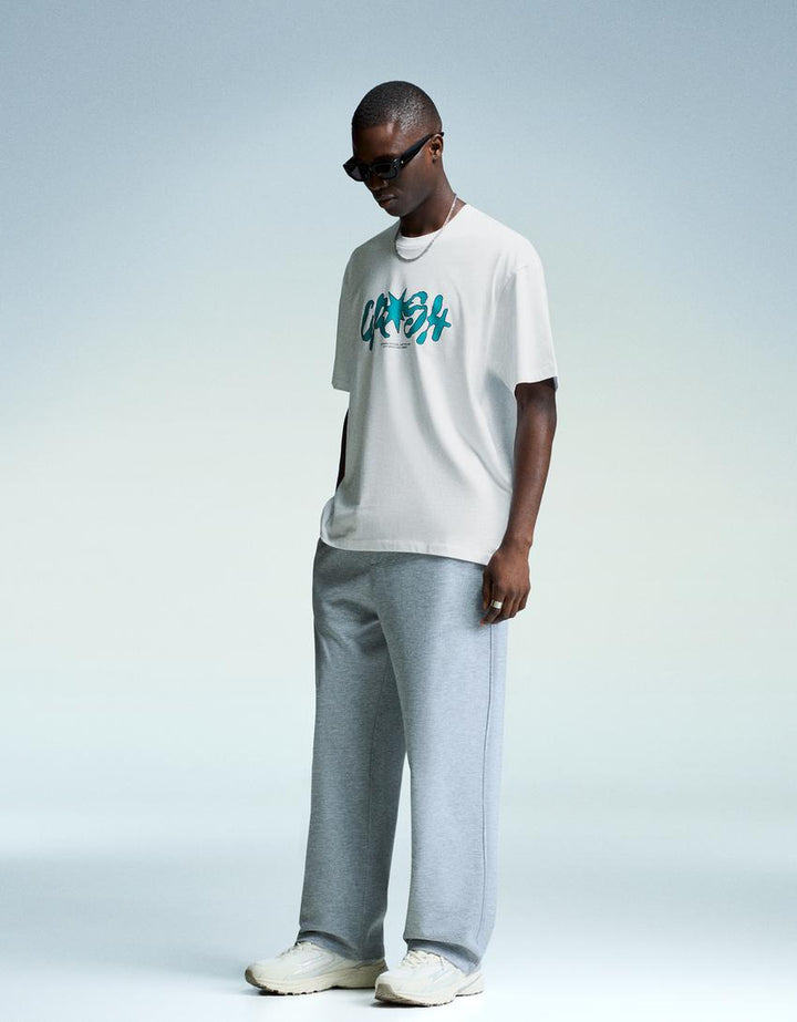 Póló BERSHKA, fehér