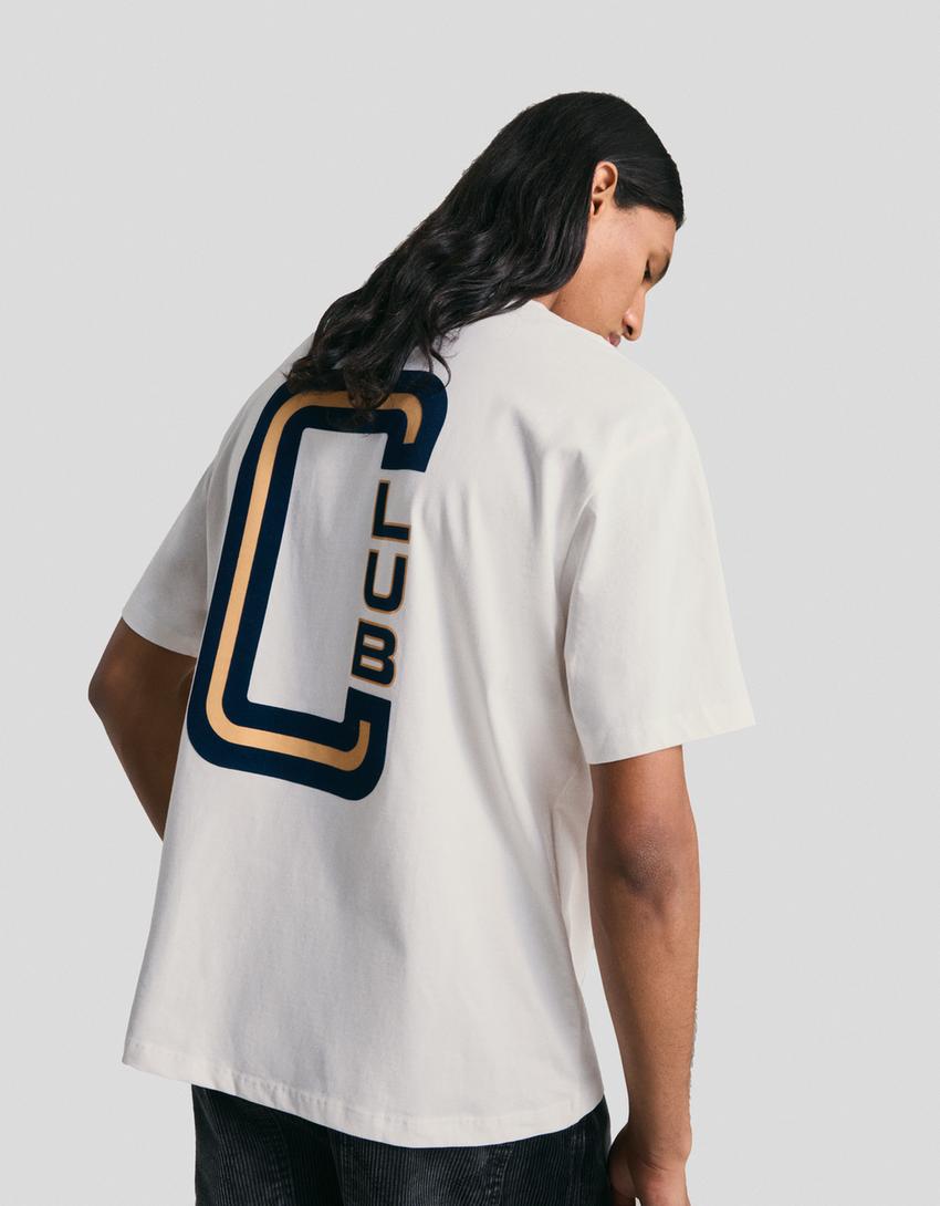 Póló BERSHKA, fehér