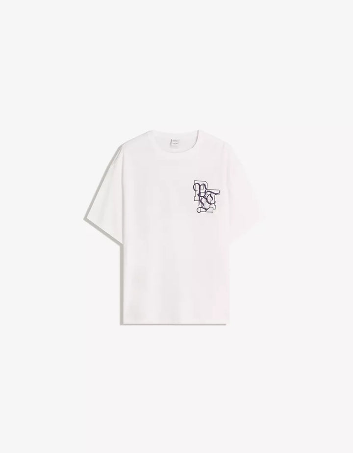 Póló BERSHKA, fehér